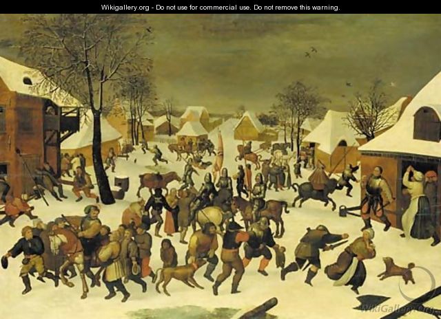 The Massacre of the Innocents - (after) Pieter The Younger Brueghel