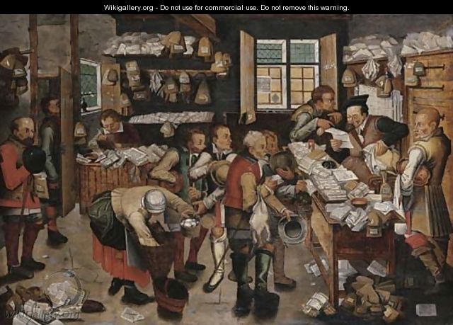 The collector of tithes 2 - (after) Pieter The Younger Brueghel