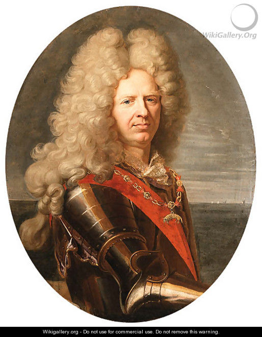 Portrait of a Nobleman - (after) Nicolas De Largilliere