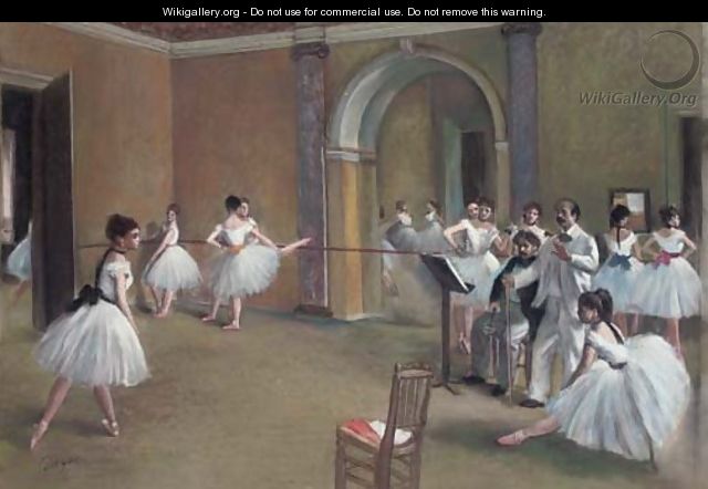 Dance school - (after) Edgar Degas