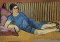 Femme allongee sur un canape - Suzanne Valadon