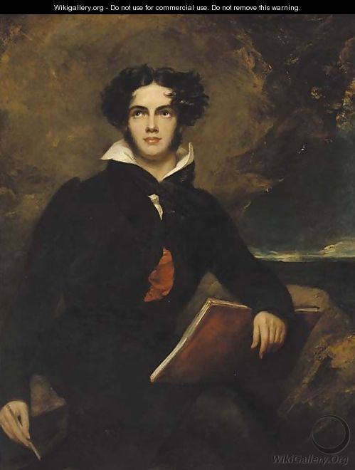 Portrait of George Gordon Byron, 6th Baron Byron (1788-1824) - (after) Lawrence, Sir Thomas
