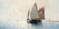 Venetian Boats - Sidney Laurence