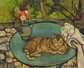 Raminou et pichet d'oeillets - Suzanne Valadon