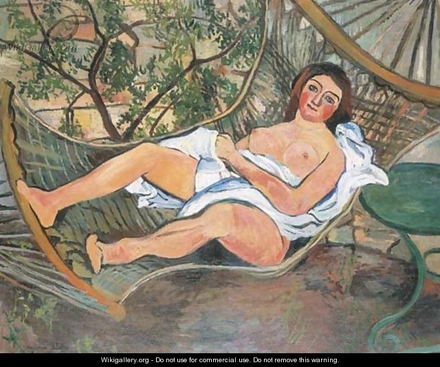 Femme dans un hamac - Suzanne Valadon