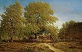 Ferme dans les Landes (la maison du garde) - Theodore Rousseau