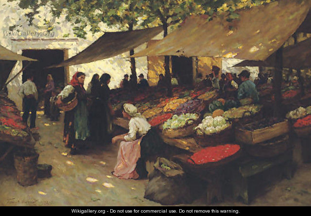 Fruit Market, Fiume, Hungary - Terrick John Williams