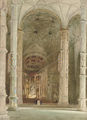 Interior of Belem Cathedral, Lisbon - Stanley Inchbold