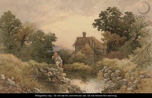 The stepping stones - Stephen J. Bowers - WikiGallery.org, the largest ...