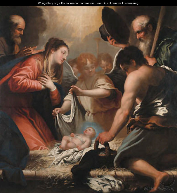 The Adoration of the Shepherds - Stefano Magnasco