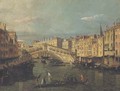 The Rialto Bridge, Venice, looking north-east - (after) (Giovanni Antonio Canal) Canaletto