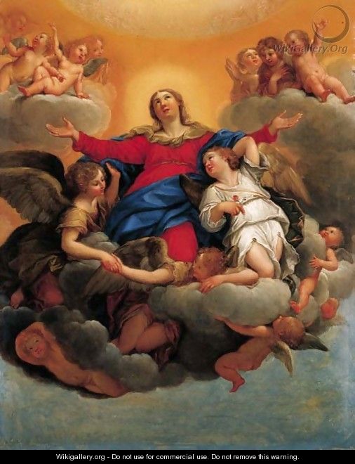 The Assumption of the Virgin 2 - (after) Francesco Albani