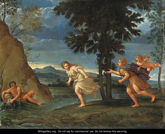 Apollo and Daphne - (after) Francesco Albani