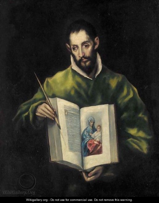 Saint Luke - (after) El Greco, Domenico