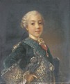 Portrait of a young gentleman, probably the comte d'Artois, later King Charles X of France (1757-1836) - (after) Louis Michel Van Loo