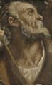 The Head of Saint Joseph - (after) Jacopo D'Antonio Negretti (see Palma Giovane)
