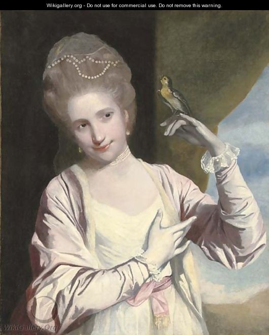 Portrait of Miss Harriet Powell (d.1779), afterwards Countess of Seaforth - Sir Joshua Reynolds