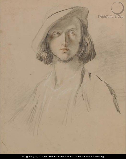 Portrait of a young man - Sir William Allan