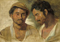 Two studies of a man, head and shoulders - Peter Paul Rubens