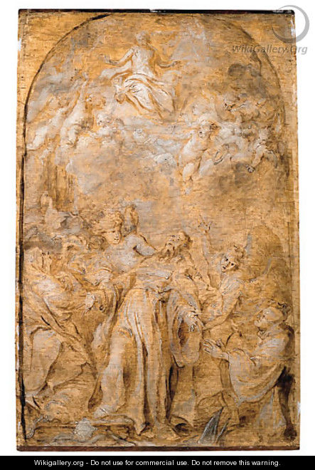 Saint Augustine in Ecstasy - Sir Anthony Van Dyck