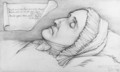 Study of a woman on her death-bed - Sir Edward Coley Burne-Jones