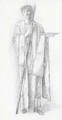 Study for an Angel in 'Galahad at the Shrine' for the Holy Grail tapestries - Sir Edward Coley Burne-Jones