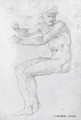 Study for 'The Feast of Peleus' - Sir Edward Coley Burne-Jones