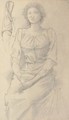 Portrait of Baronne Madeleine Deslandes - Sir Edward Coley Burne-Jones