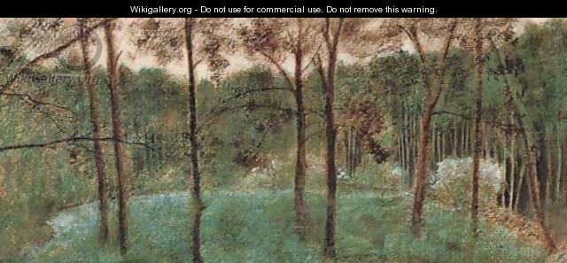 In a Wood (A Landscape) - Sir Edward Coley Burne-Jones