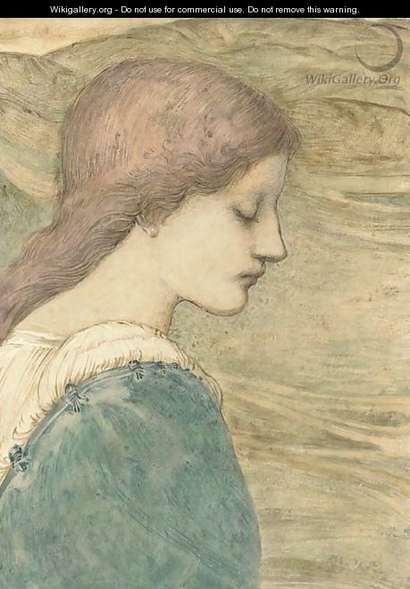 The Spirit of the Downs - Sir Edward Coley Burne-Jones