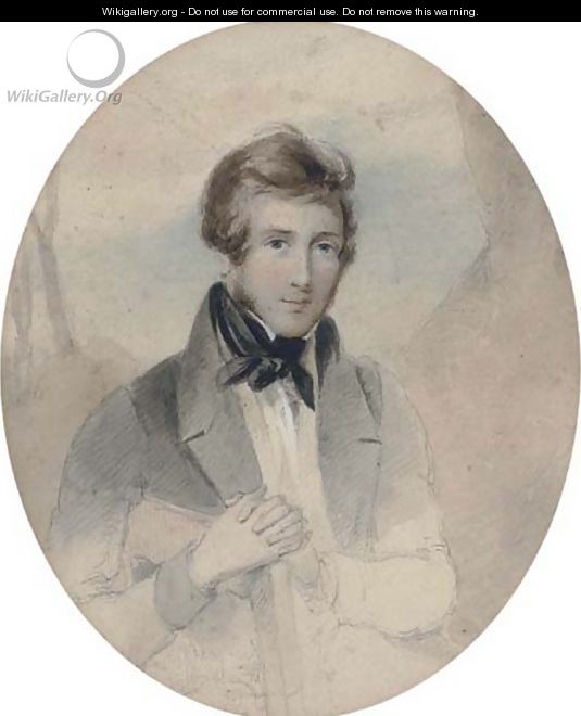 Portrait of a young gentleman - Sir George Hayter
