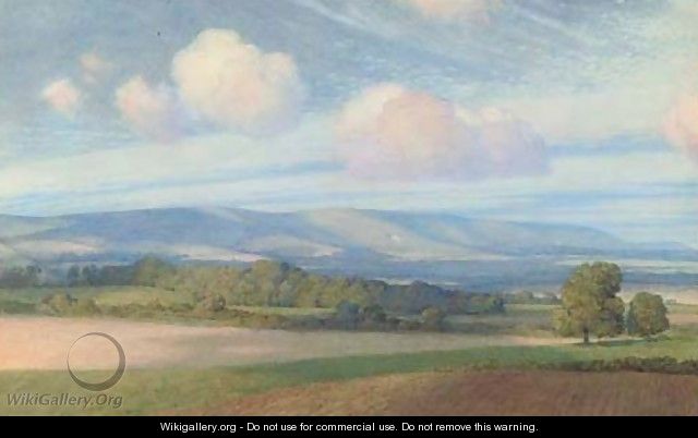 The South Downs - Sir Frank Dicksee