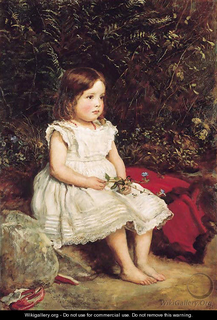 Portrait of Eveline Lees as a child - Sir John Everett Millais