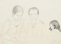 Group portrait of Harry Reid Lempriere, Arthur Reid Lempriere and Emily Lempriere - Sir John Everett Millais