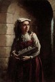 The accordian girl - Sir Hubert von Herkomer