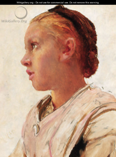 A young girl - Sir Hubert von Herkomer