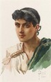 Portrait of a Roman in Green Toga - Sergei Solomko