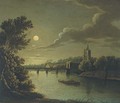 A moonlit river landscape - Sebastian Pether