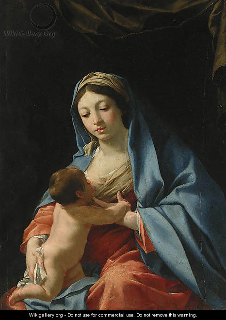 The Virgin and Child - Simon Vouet