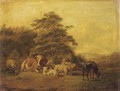 Cattle in a meadow - Simon Van Den Berg