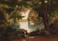 A noble man in a parc - Charles Giraud