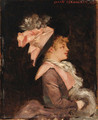 Portrait of an elegant lady - Sarah-Rosine-Bernard Bernhardt