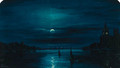 Moonlight over the Thames at Westminster - S.L. Kilpack