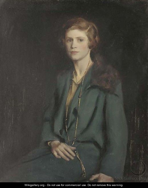 Portrait of Miss Katherine Marian Mitchell - Scottish School