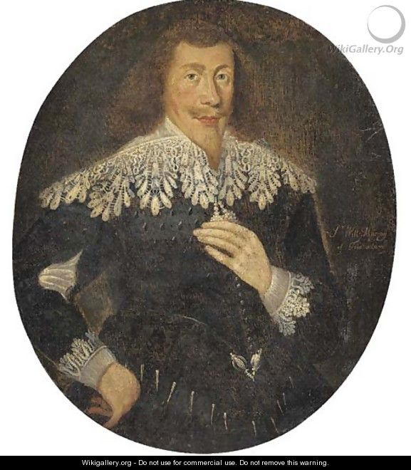 Portrait of Sir William Murray of Touchadam - Scottish School