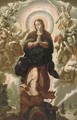 The Madonna triumphant over Evil - School Of Seville