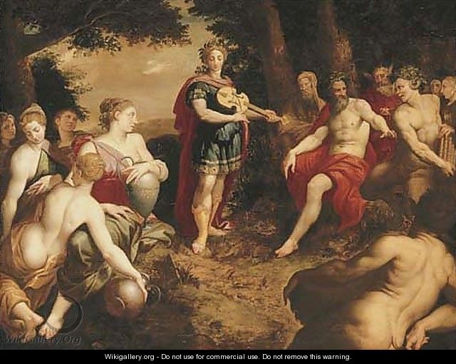 The Contest of Apollo and Pan - School Of Fontainebleau