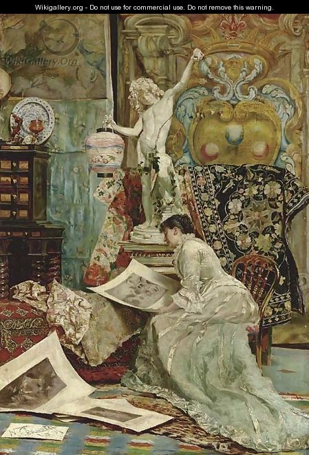 In the Salon - Napoleone Coccetti