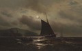 Night Fishing on the Hudson - Mauritz F. H. de Haas