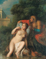 David and Bathsheba - Michel-Honore Bounieu